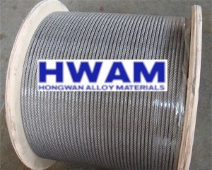 China factory aisi 304 stainless steel wire rope