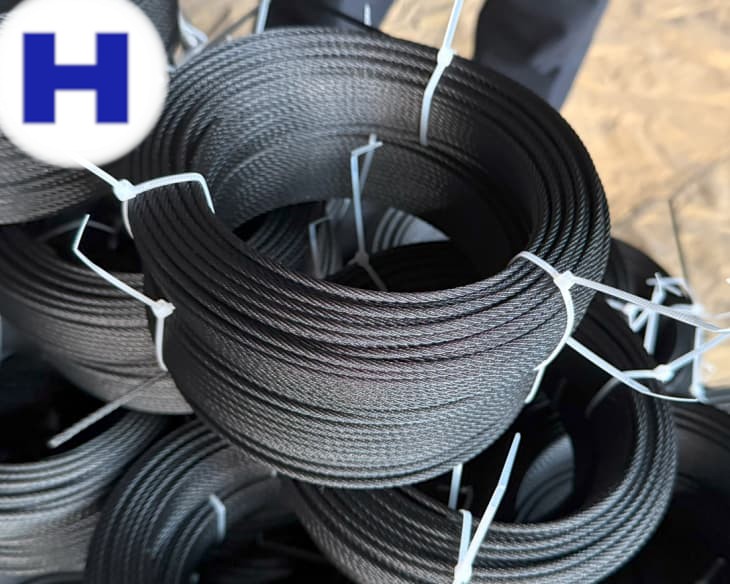 Panorail Black Oxide Stainless Steel Cable Product