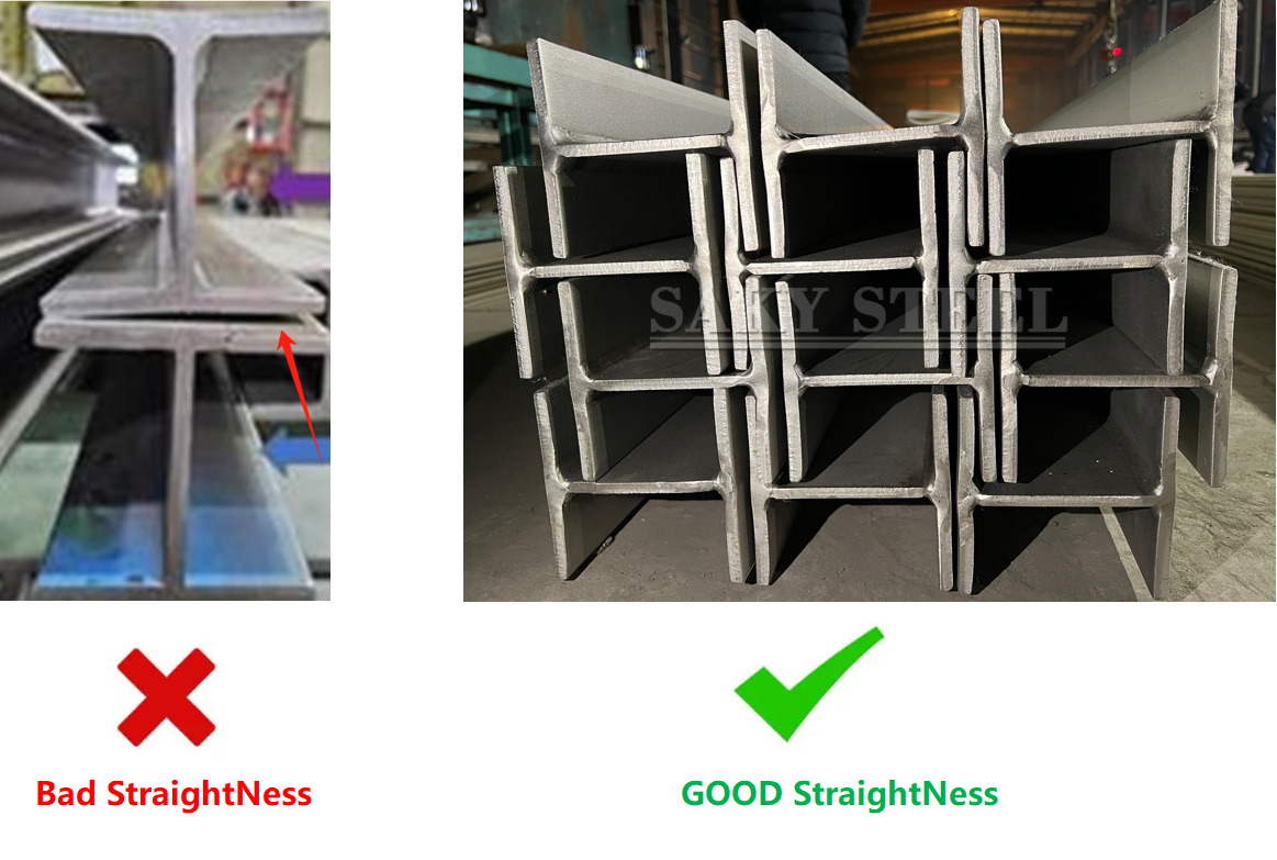 straightness is Stainless Steel H I beam